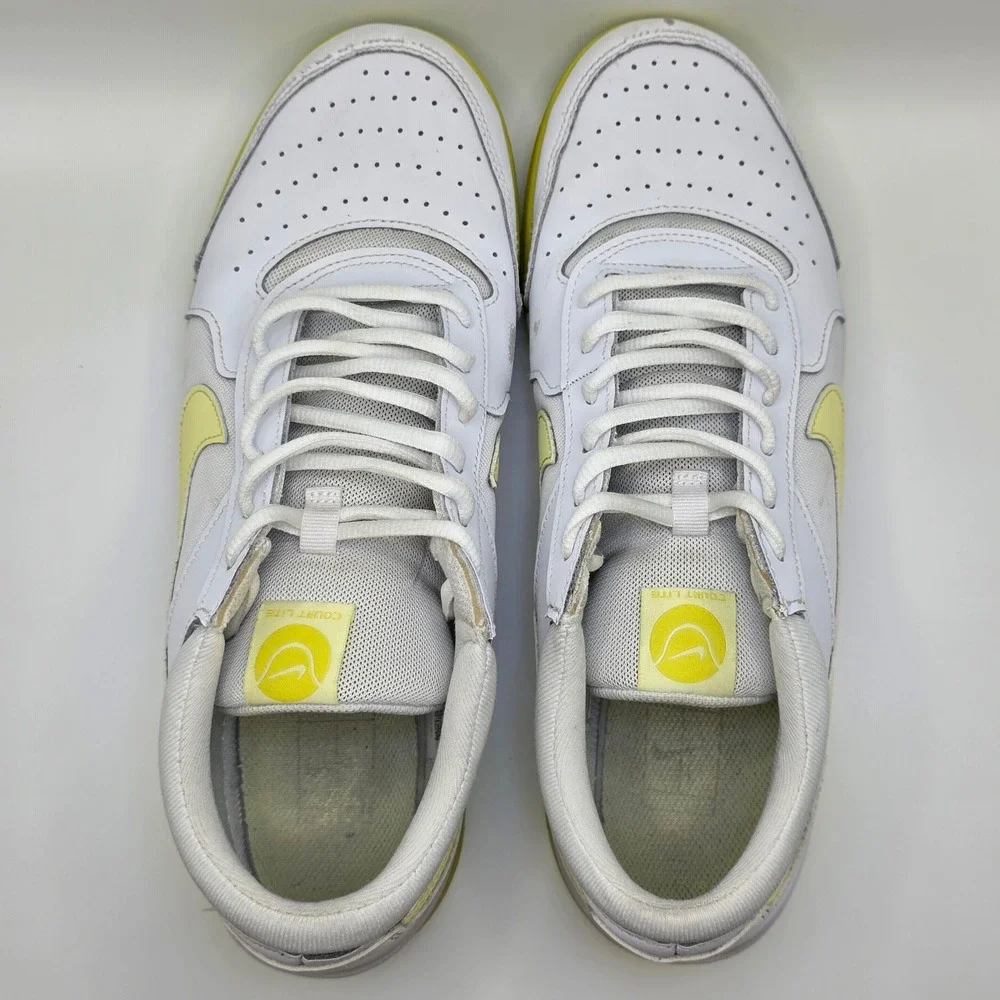 Nike NikeCourt Zoom Lite 3 White High Voltage Tennis Shoes | Men Size 12